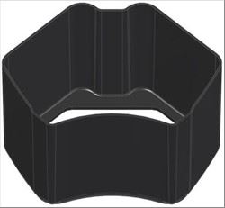 VASCHETTA BUCCE PODIUM - BLACK