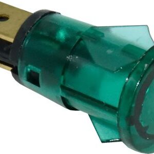 LAMPADA SPIA 13mm VERDE 230V - 5 PZ