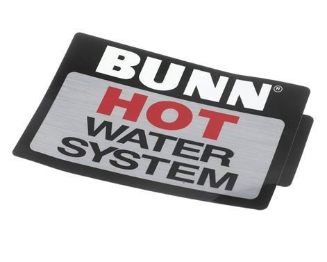 DECAL BUNN HOT WATER