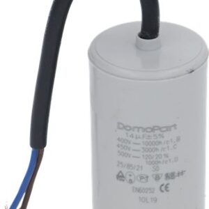 CONDENSATORE C/BIPOLARE 14MF + 15CM
