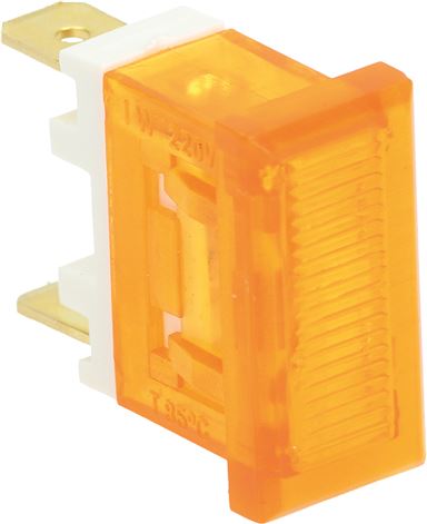 LAMPADA SPIA ARANCIO 230V