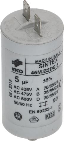 CONDENSATORE 5µF 450VAC 50/60Hz