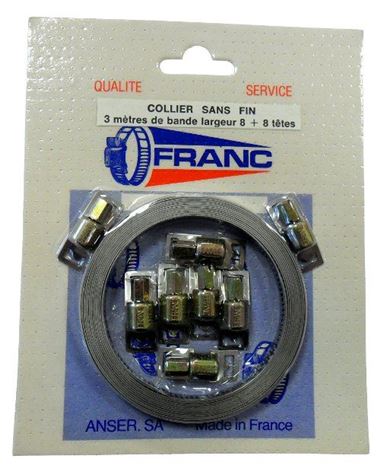 COLLIER 3 M + 8 T BLISTER