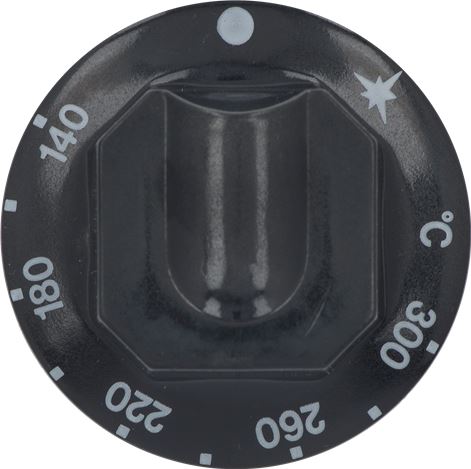 MANOPOLA NERA ø 70 mm 140-300°C