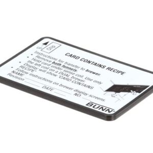 KIT RECIPE CARD W/ HOTSHEET