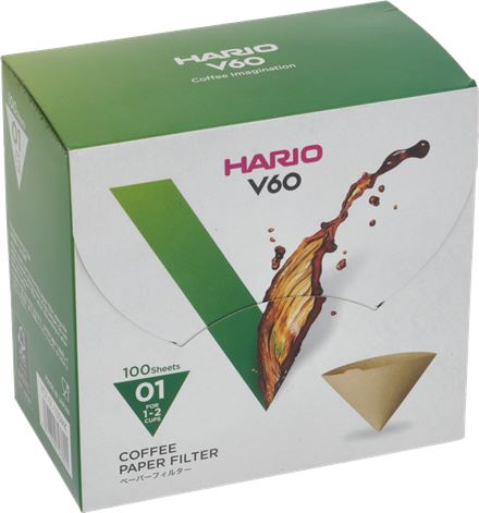 FILTRI A CONO HARIO 1-2 TAZZE 100 Pz