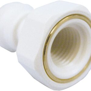 1/4 x 1/8 NPTF FEMALE ADAPTER, POLYPRO