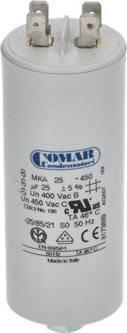 CONDENSATORE DI FUNZIONAMENTO 25UF 100-1