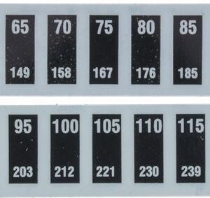 SET 2 INDICATORI DI TEMPERATURA ADESIVI