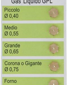 INIETTORI GPL 6MB ZANUSSI KIT 5 PZ