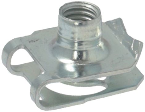 U-NUT, 10-32, STEEL, ZINC PLATED