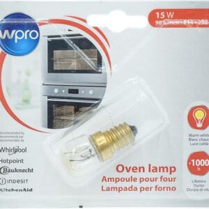 LAMPADINA E14 15W 300C°  WPRO WHIRLPOOL