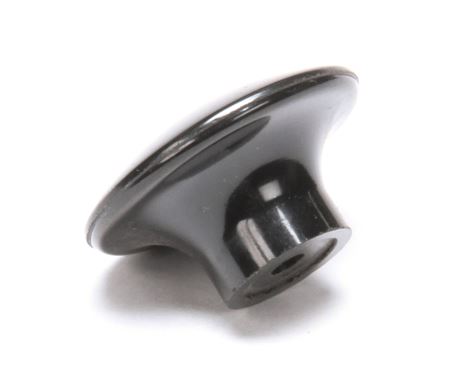 KNOB BLACK THREADED 8-32X.375