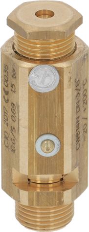 VALVOLA CALDAIA ø 3/8"M - 1,5 bar CE/PED