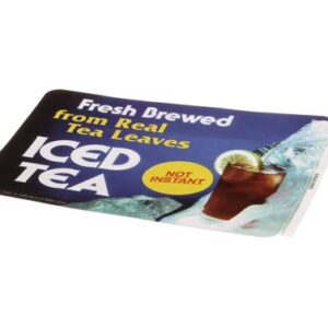 DECAL FRESH BREWED ICED TEA