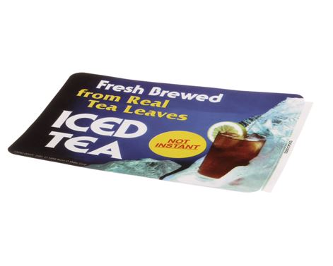 DECAL FRESH BREWED ICED TEA