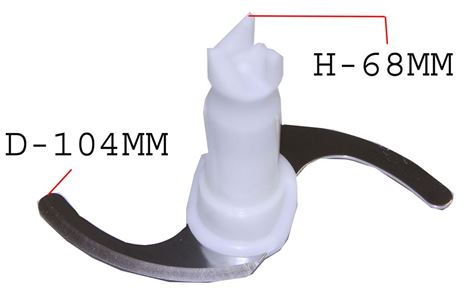 COUTEAU MIXER P.AXE 4MM