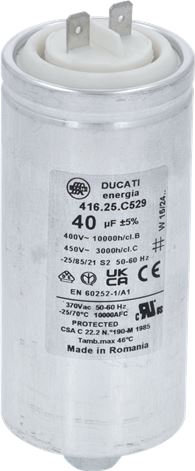 CONDENSATORE 40µF 220/240V