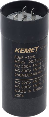CONDENSATORE 80MF 220-240V 50/60Hz