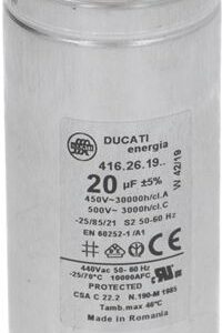 CONDENSATORE 20µF 450-500VAC 50/60HZ CL.