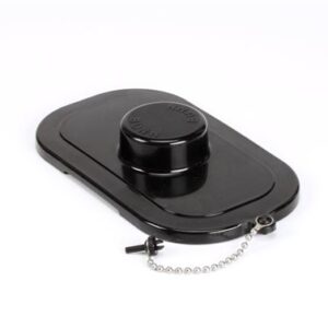 LID/CHAIN KIT POUR-IN BLACK