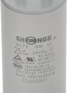 CONDENSATORE 25µF 250Vac 60Hz PER EUREKA