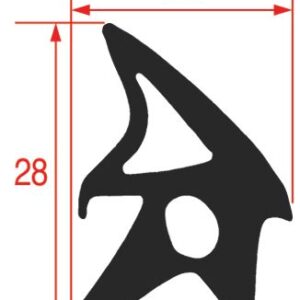 GUARNIZIONE PORTA FORNO 2820 mm