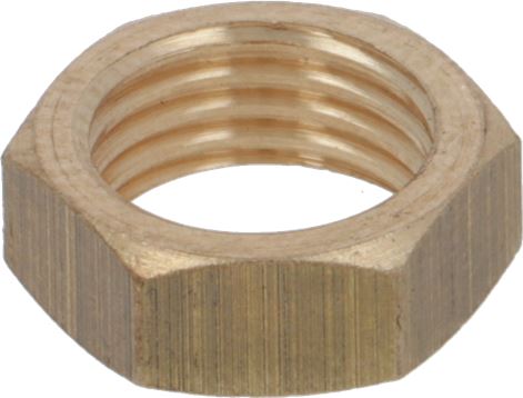 DADO OTTONE M10x1 CHIAVE 12 mm ALTEZZA 4
