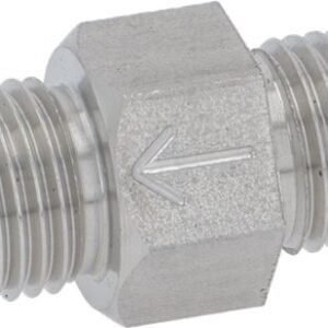 VALVOLA DI NON RITORNO ø 1/4"M-1/4"M GAS
