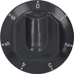 MANOPOLA NERA ø 70 mm 0-1-2-3-4-5-6