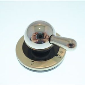 MANOPOLA GAS CUC NERO-CROMO