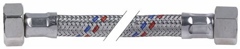 TUBO FLEX ø 3/8" Fp x 1/2" Fp 750 mm
