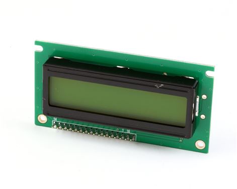 CONTROL BOARD ASSEMBLY LCD 2X16 CHAR-STR