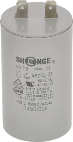CONDENSATORE 10µF 450Vac 50/60Hz S3 PER