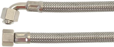 TUBO FLEX ø 3/8"MM 90° 2500 mm