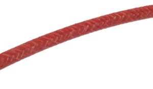 TUBO(SIL)TELATO DI=5 DE=9 L=170 ROSSO(T)