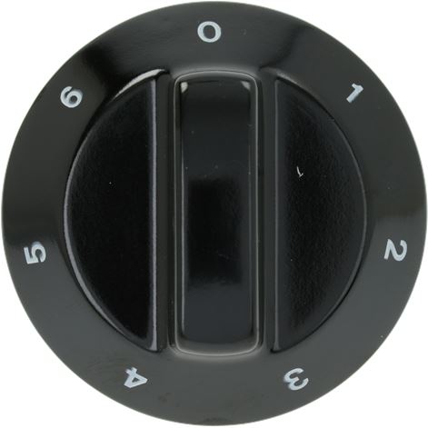 MANOPOLA NERA ø 60 mm 0-1-2-3-4-5-6