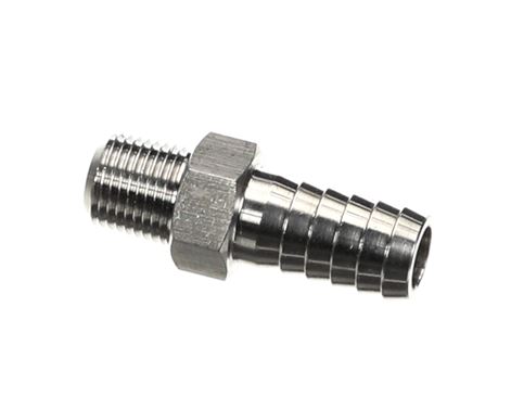 FITTING .375 BARB X .125 MPT - 304 SST