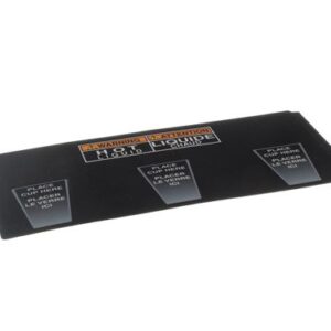 DECAL,CUP PLACEMENT IMIX-3 PC ENG/FRE