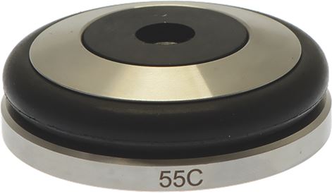 BASE PRESSINO M8 KNOCKC INOX ø 55 mm