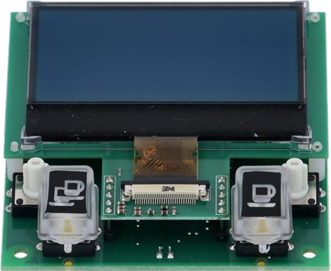 SCHEDA ELETTRONICA DISPLAY 4 PULSANTI