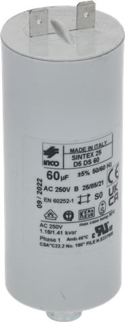 CONDENSATORE 60F, 100-127V  , MAHLKÖNIG