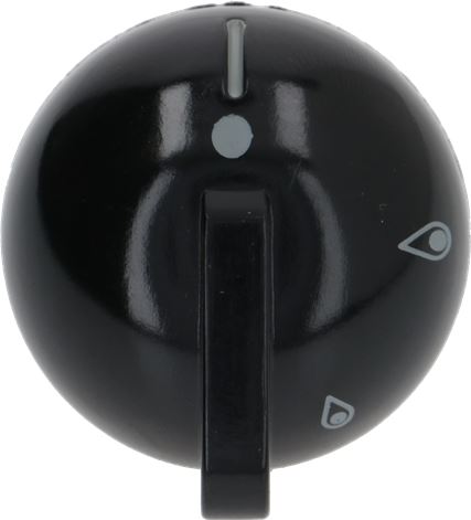 MANOPOLA TIPO NARDI NERA ø 35 mm