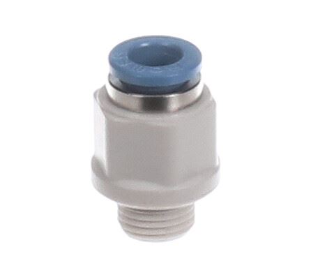 FITTING 6MM TUBE 1/8 BSPP .030 ORF PPSU