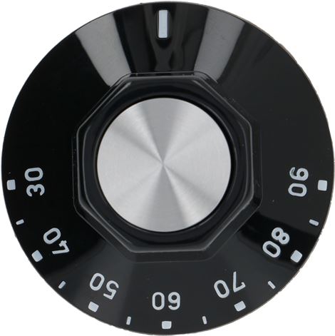 MANOPOLA NERA ø 50 mm 30-90°C