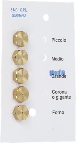 INIETTORI GPL 8MC GERMANIA KIT 5 PZ
