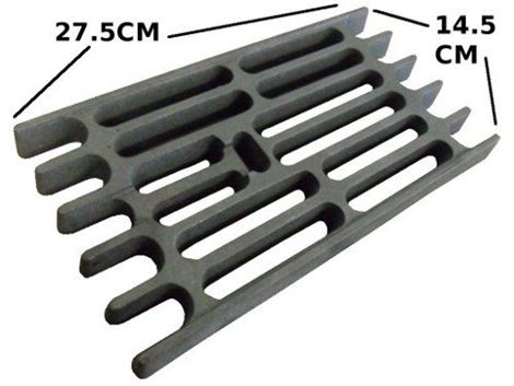 GRILLE CHARBON 6753BRUT charbon exclusif
