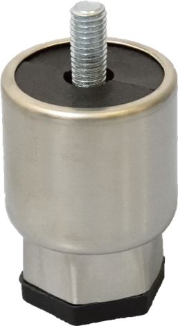 PIEDE REGOLABILE INOX ø 1-1/2" x h 55 mm