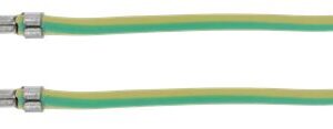 CAVO 1 FILI SILIC.GIALLO VERDE 290 MM