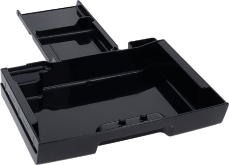 VASCHETTA POGGIATAZZ NERO(PC+ABS)ECAM380